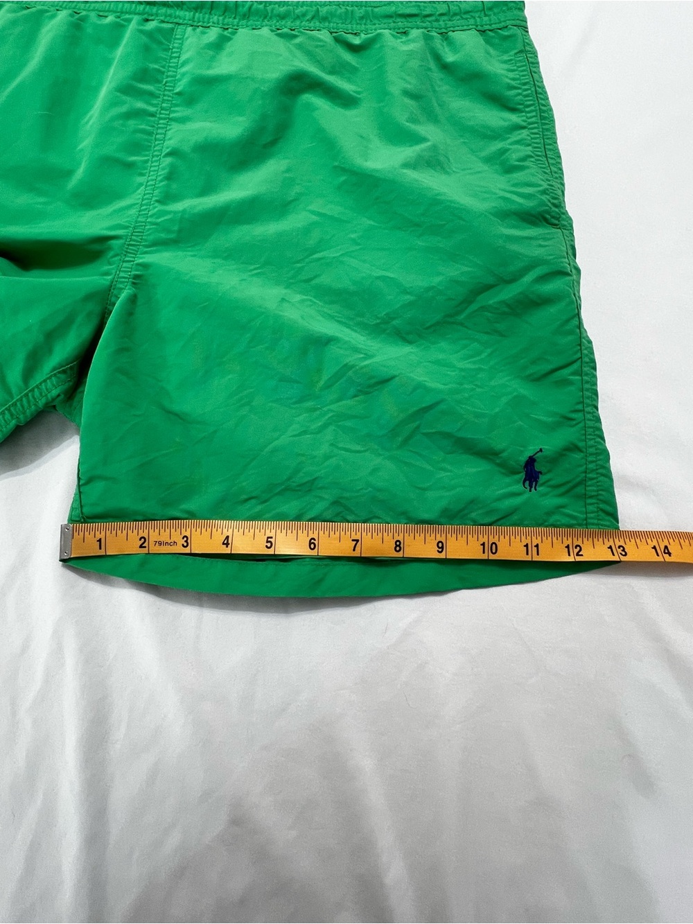 Polo by Ralph Lauren Green Swim Trunks Preppy Size XL - Picture 5 of 15